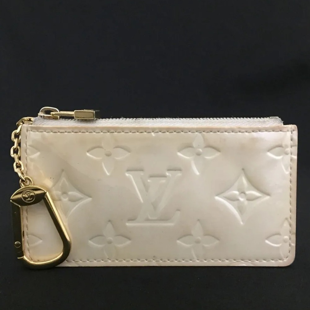 Louis Vuitton Monogram Vernis Pochette Cles Wallet Coin Purse /2P0395